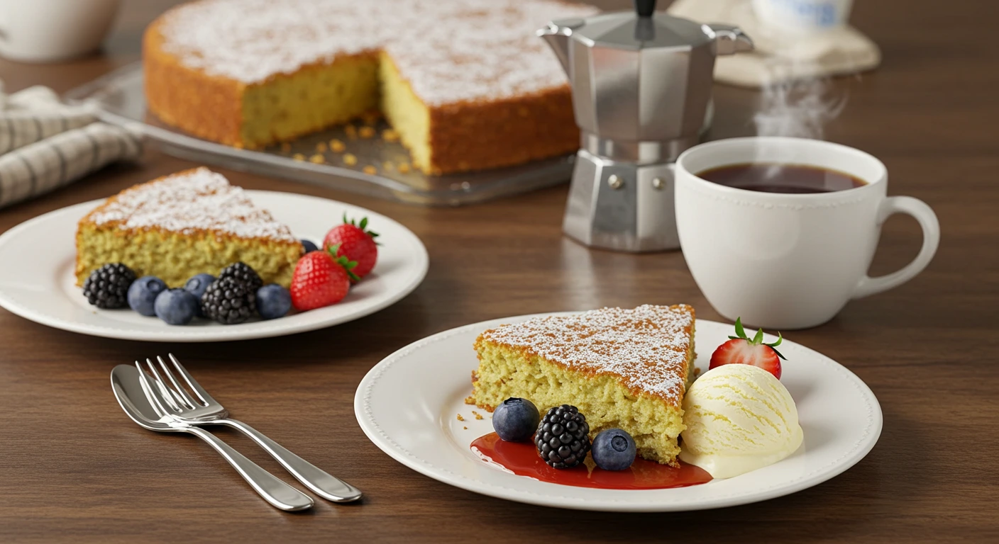 Serving Suggestions for Kefir Sheet Cake