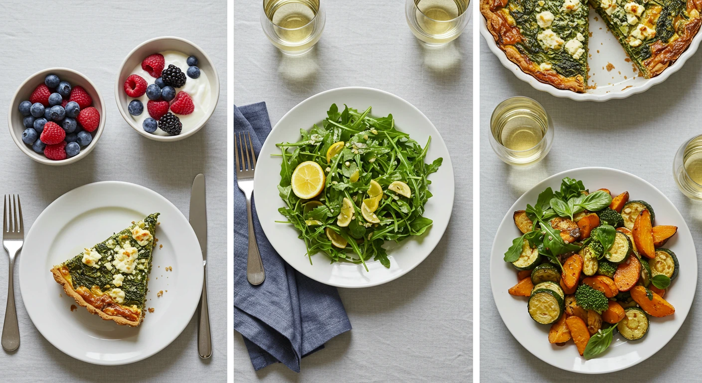 What to Serve With Spinach Feta Quiche 