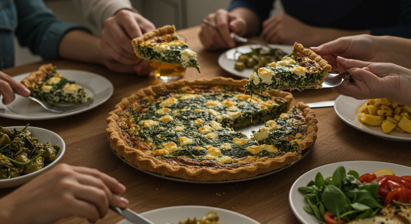 Spinach Feta Quiche