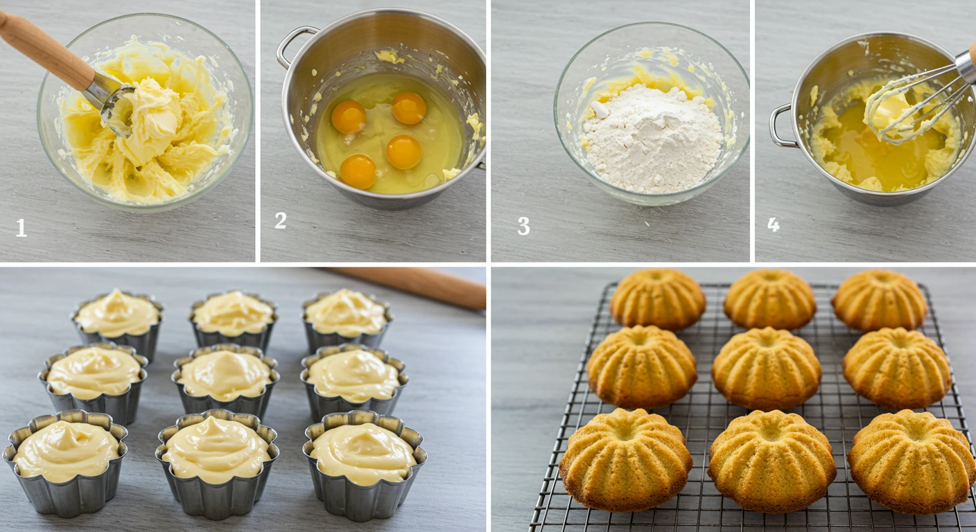 Step by Step Instructions for queen cake recipe
